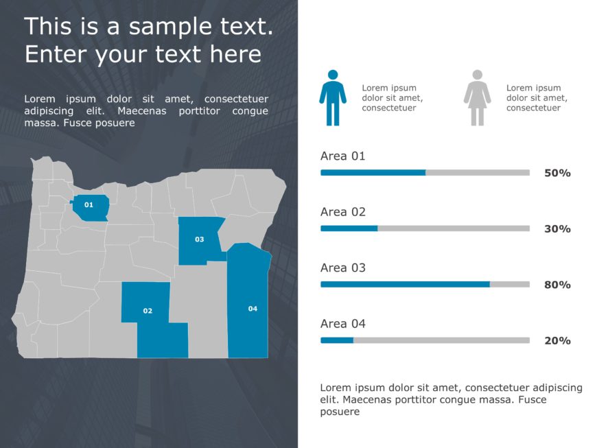 Oregon Demographic Profile 9 PowerPoint Template