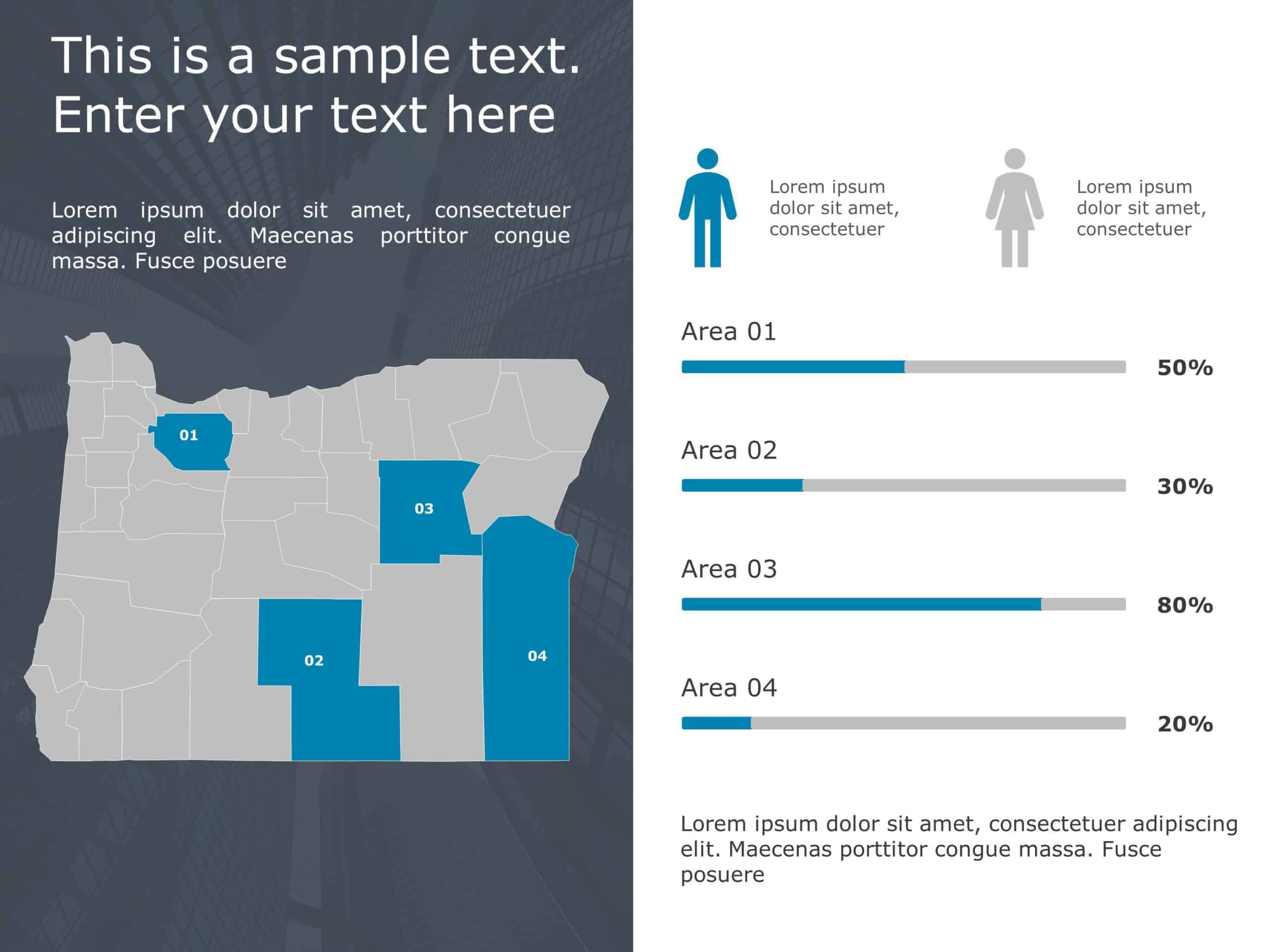 Oregon Demographic Profile 9 PowerPoint Template