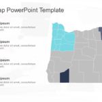 Oregon Map 4 PowerPoint Template & Google Slides Theme