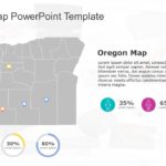 Oregon Map 6 PowerPoint Template & Google Slides Theme