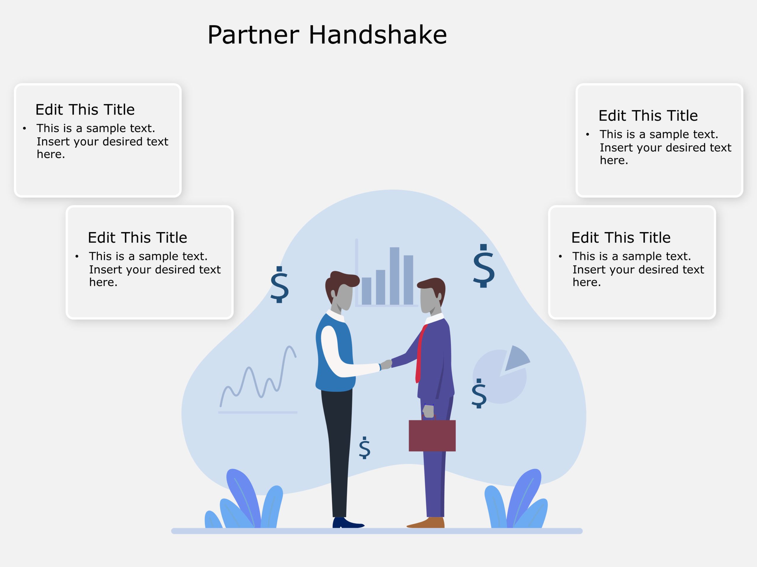 Partner Handshake PowerPoint Template