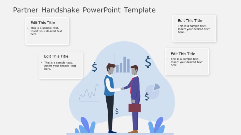 Partner Handshake PowerPoint Template & Google Slides Theme