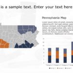 Pennsylvania Map 1 PowerPoint Template