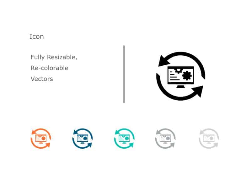 Project Software Icon PowerPoint Template & Google Slides Theme