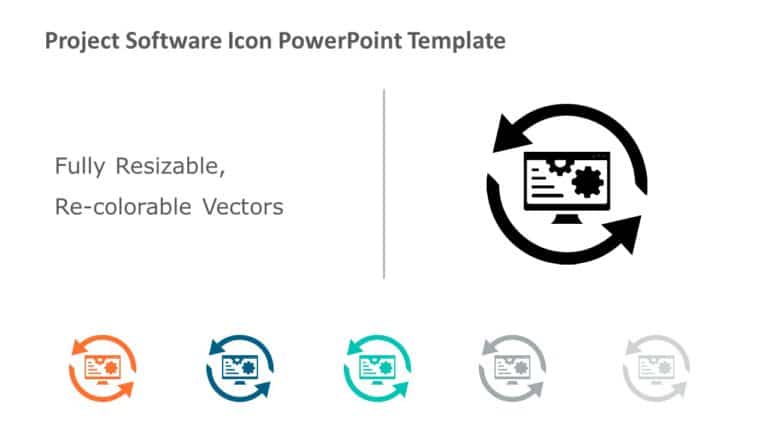 Project Software Icon PowerPoint Template & Google Slides Theme