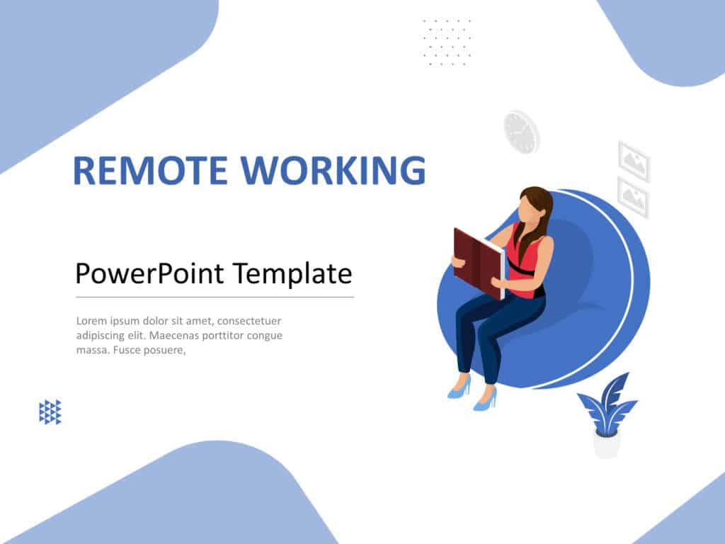 remote-working-isometric-powerpoint-template