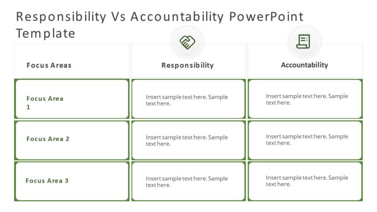 Responsibility Vs Accountability PowerPoint Template & Google Slides Theme