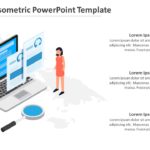 Resume Isometric PowerPoint Template & Google Slides Theme