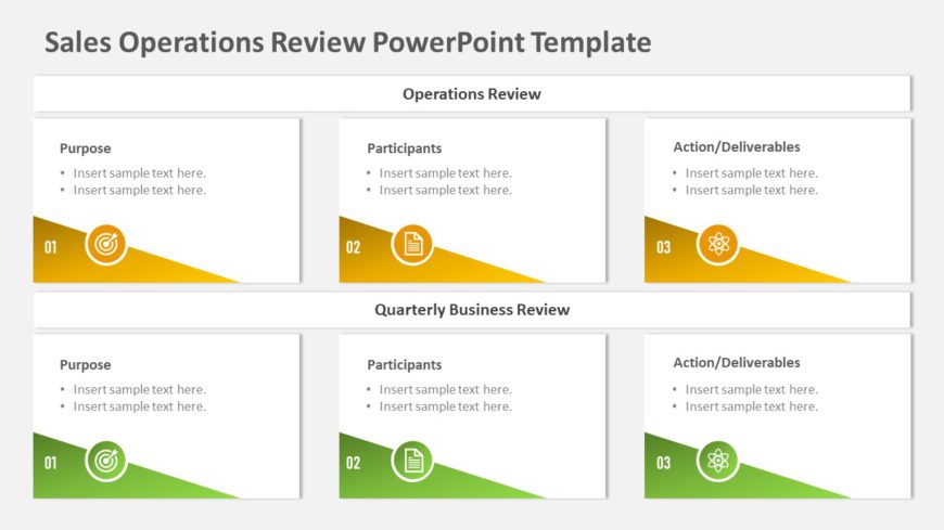 Sales Operations Review PowerPoint Template