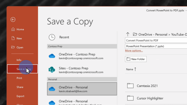 How to save PowerPoint as PDF | PowerPoint Tutorials