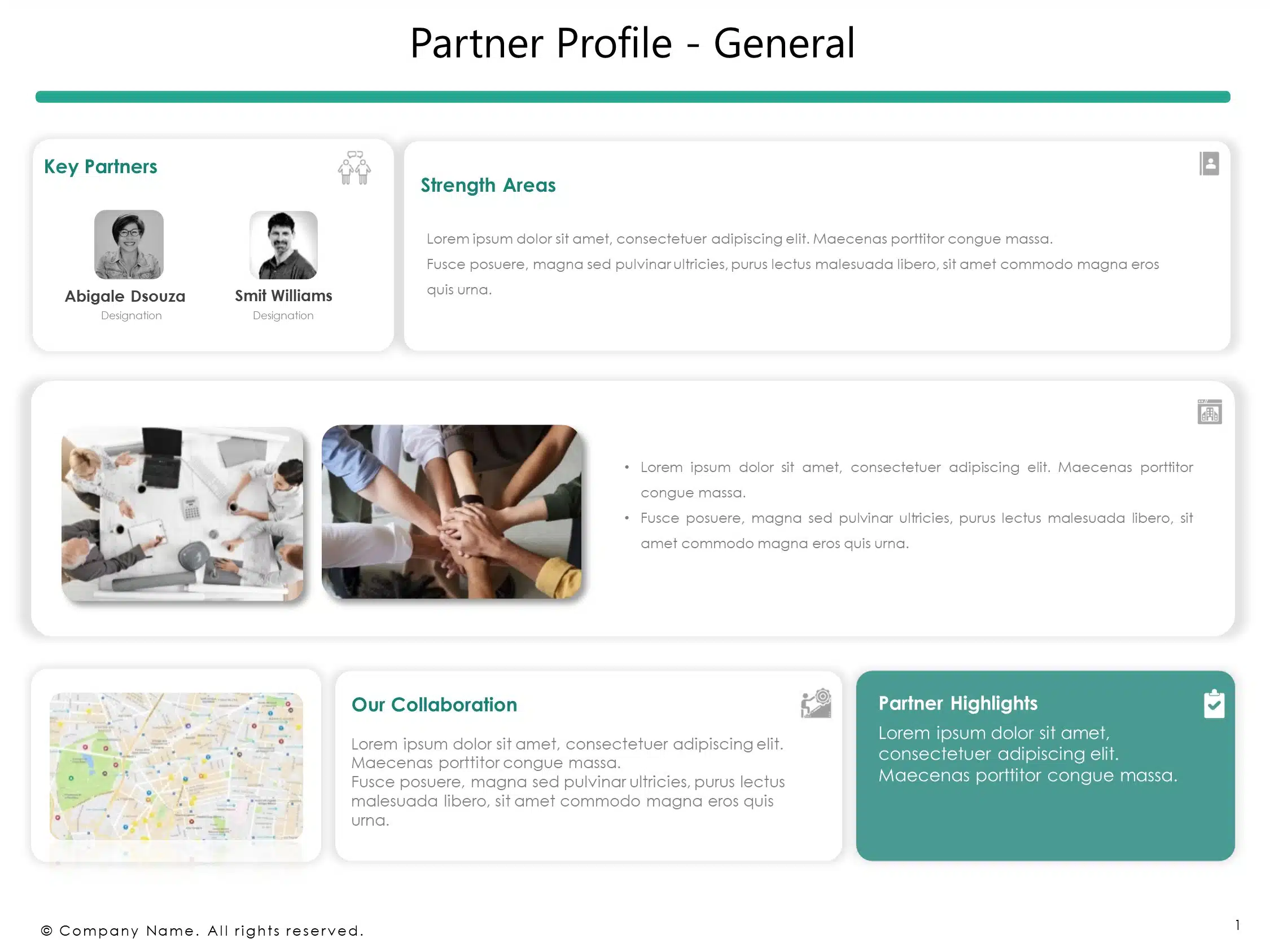 Animated General Partner Profile PowerPoint Template & Google Slides Theme