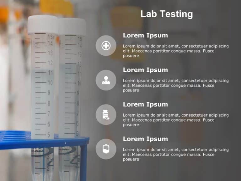 Animated Lab Test Results PowerPoint Template & Google Slides Theme