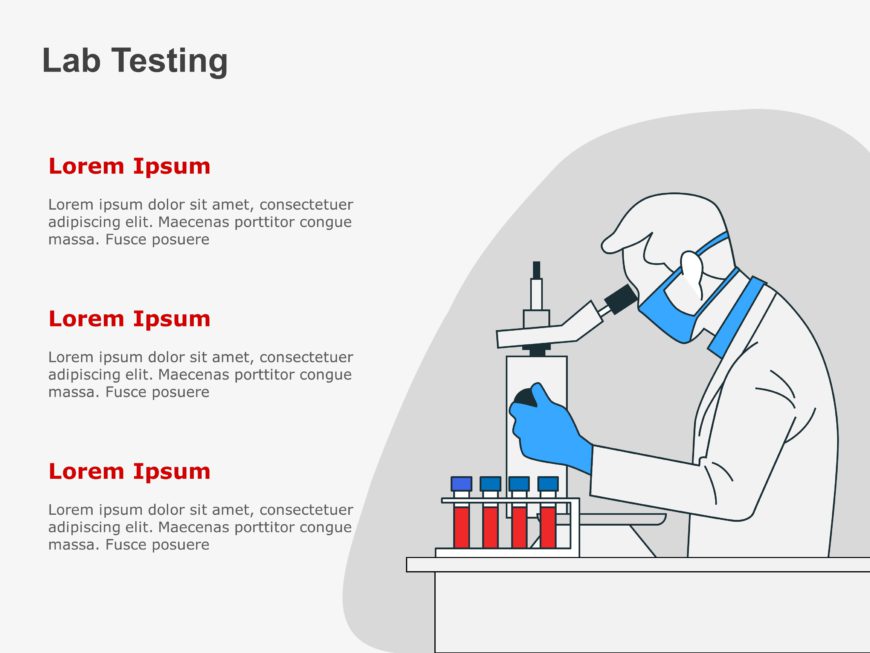 Animated Lab Testing PowerPoint Template