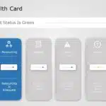 Animated Project Health Card PowerPoint Template & Google Slides Theme