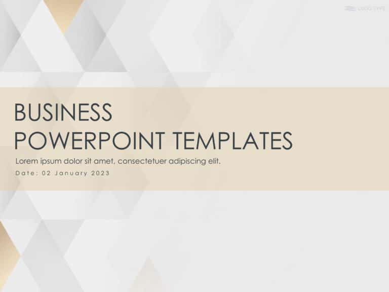 Business Presentation Title Slide & Google Slides Theme