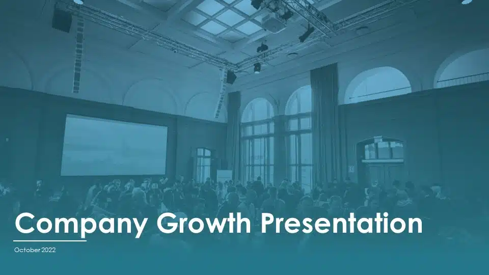 Company Growth Presentation & Google Slides Theme