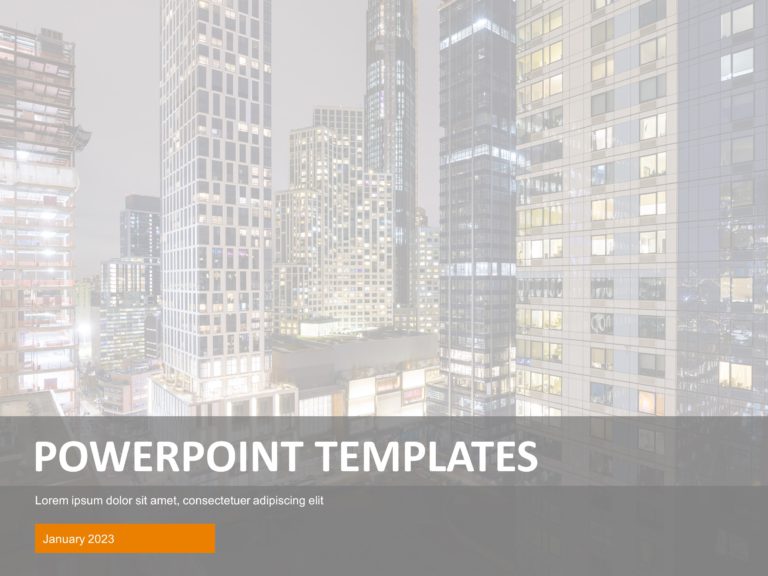 Corporate Title Slide PowerPoint Template & Google Slides Theme
