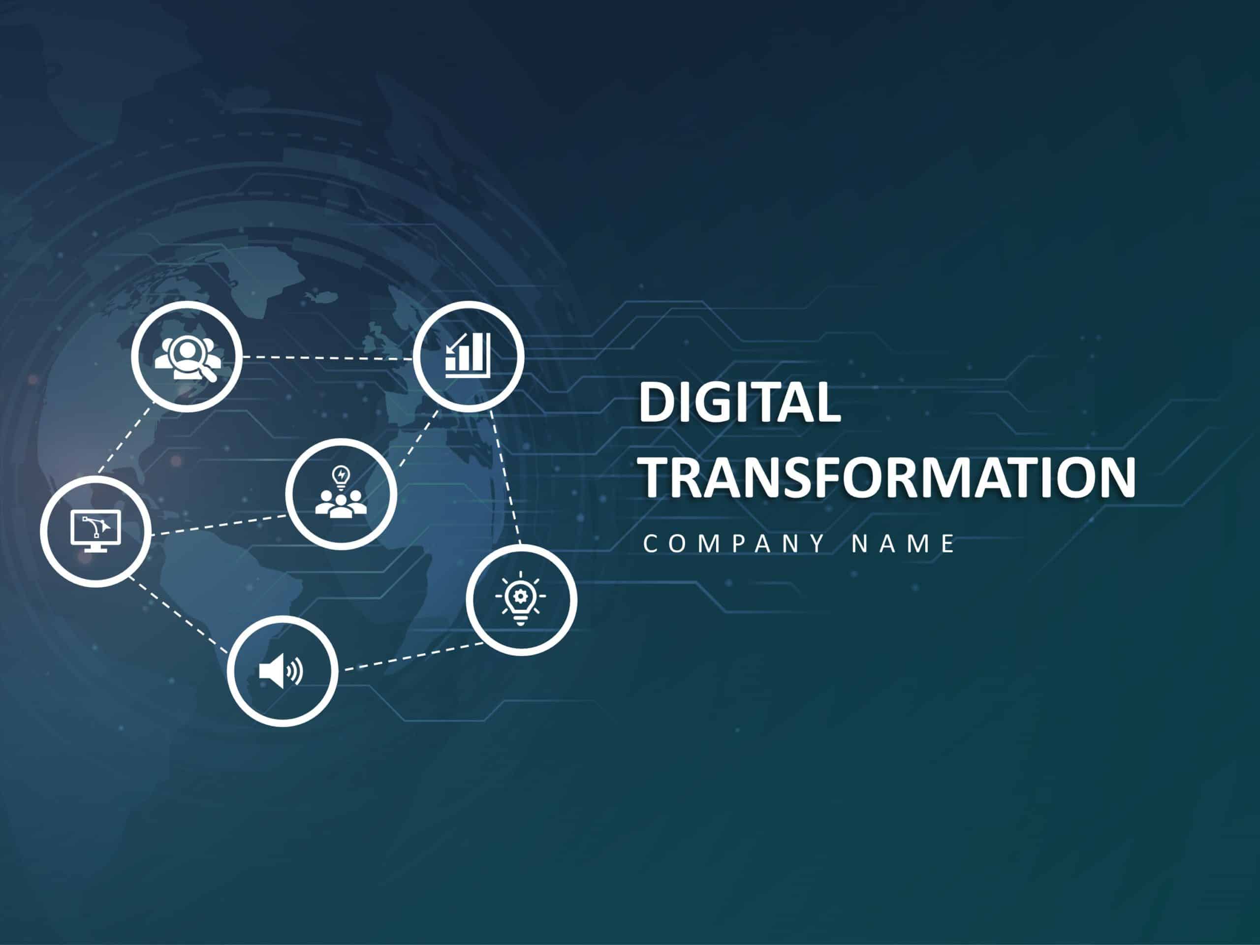 Animated Digital Transformation Background 01