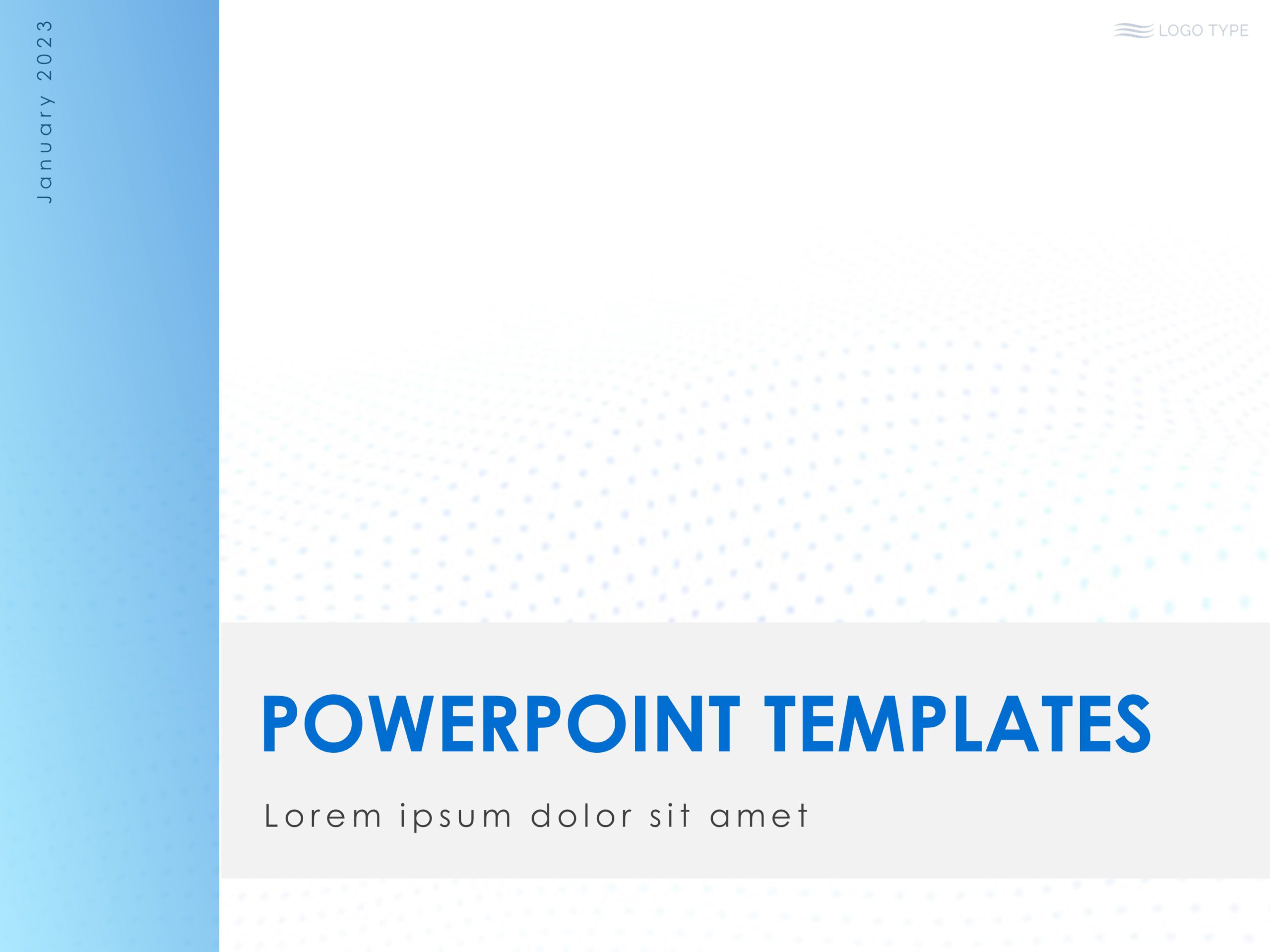 Dots Title Slide PowerPoint Template