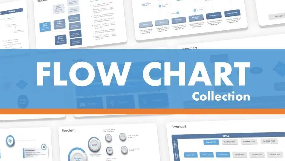 Flow Chart Infographics Template Collection