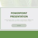 Green Title Slide PowerPoint Template & Google Slides Theme