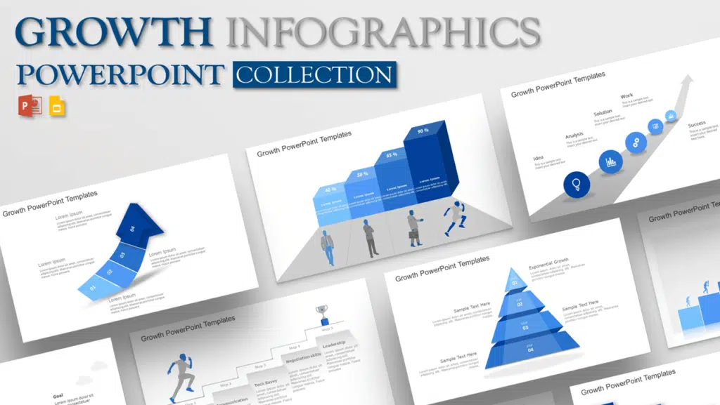 Growth Infographics Template Collection