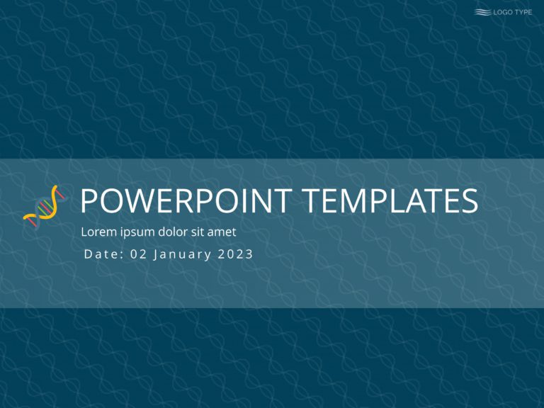 Helix Title Slide PowerPoint Template