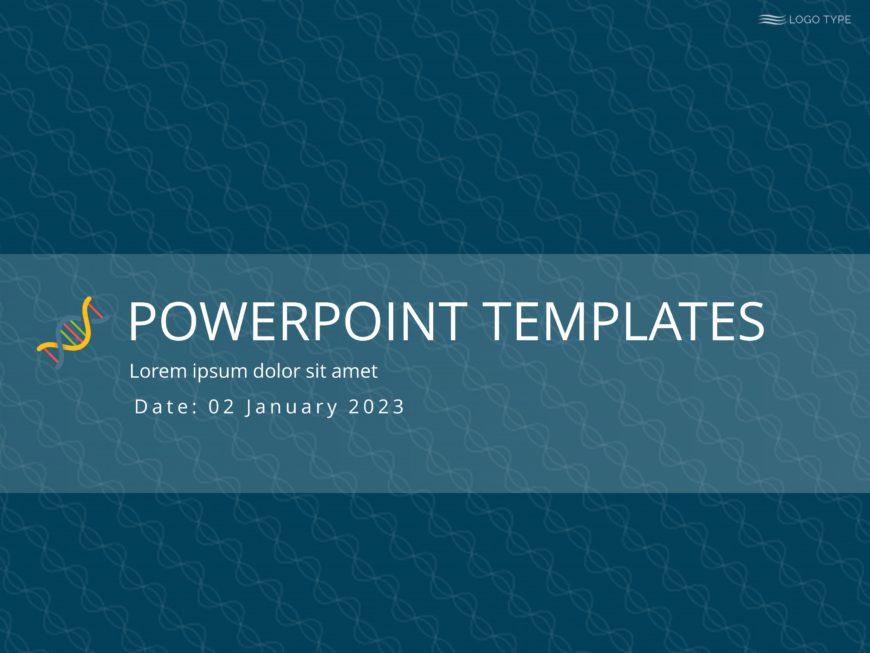 Helix Title Slide PowerPoint Template