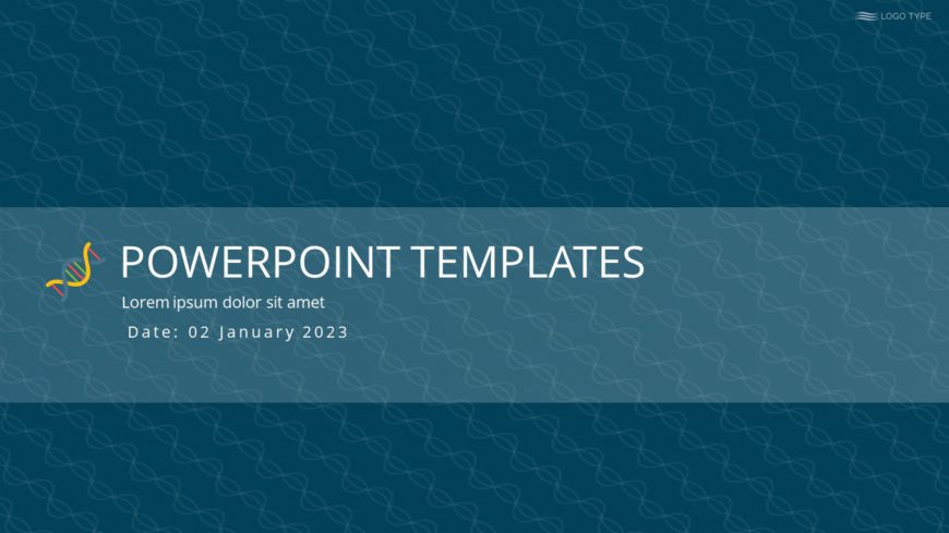 Helix Title Slide PowerPoint Template