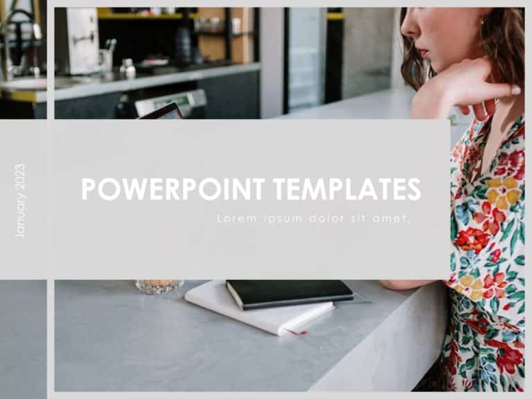 Images Title Slide PowerPoint Template & Google Slides Theme