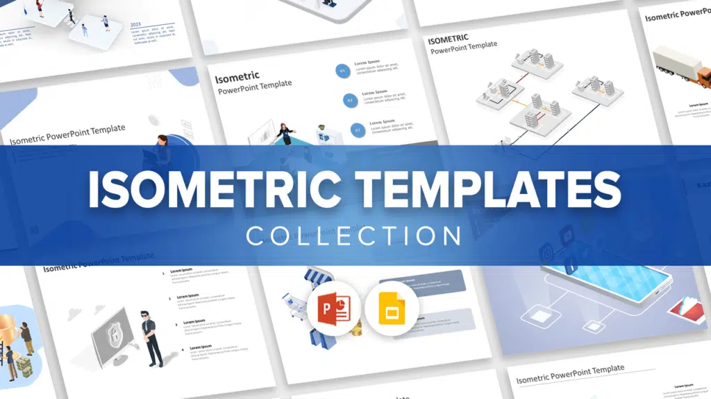 Isometric Infographics Template Collection