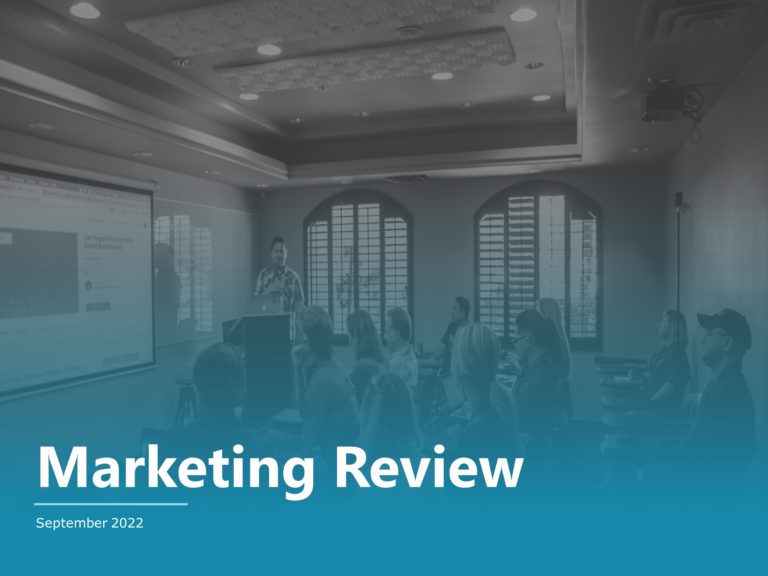 Marketing Review Presentation & Google Slides Theme