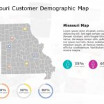 Missouri Map 6 PowerPoint Template & Google Slides Theme