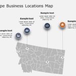 Montana Map 2 PowerPoint Template & Google Slides Theme