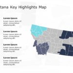 Montana Map 4 PowerPoint Template & Google Slides Theme