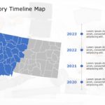 Montana Map 5 PowerPoint Template & Google Slides Theme