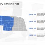 Montana Map 5 PowerPoint Template