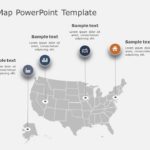 Oklahoma Map 2PowerPoint Template & Google Slides Theme