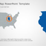 Oklahoma Map 3 PowerPoint Template & Google Slides Theme