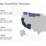 Oklahoma Map 4 PowerPoint Template & Google Slides Theme