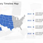 Oklahoma Map 5 PowerPoint Template & Google Slides Theme