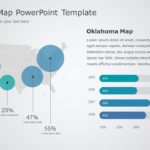 Oklahoma Map 8 PowerPoint Template & Google Slides Theme