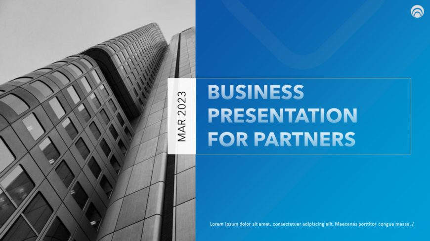 Partner Business Presentation