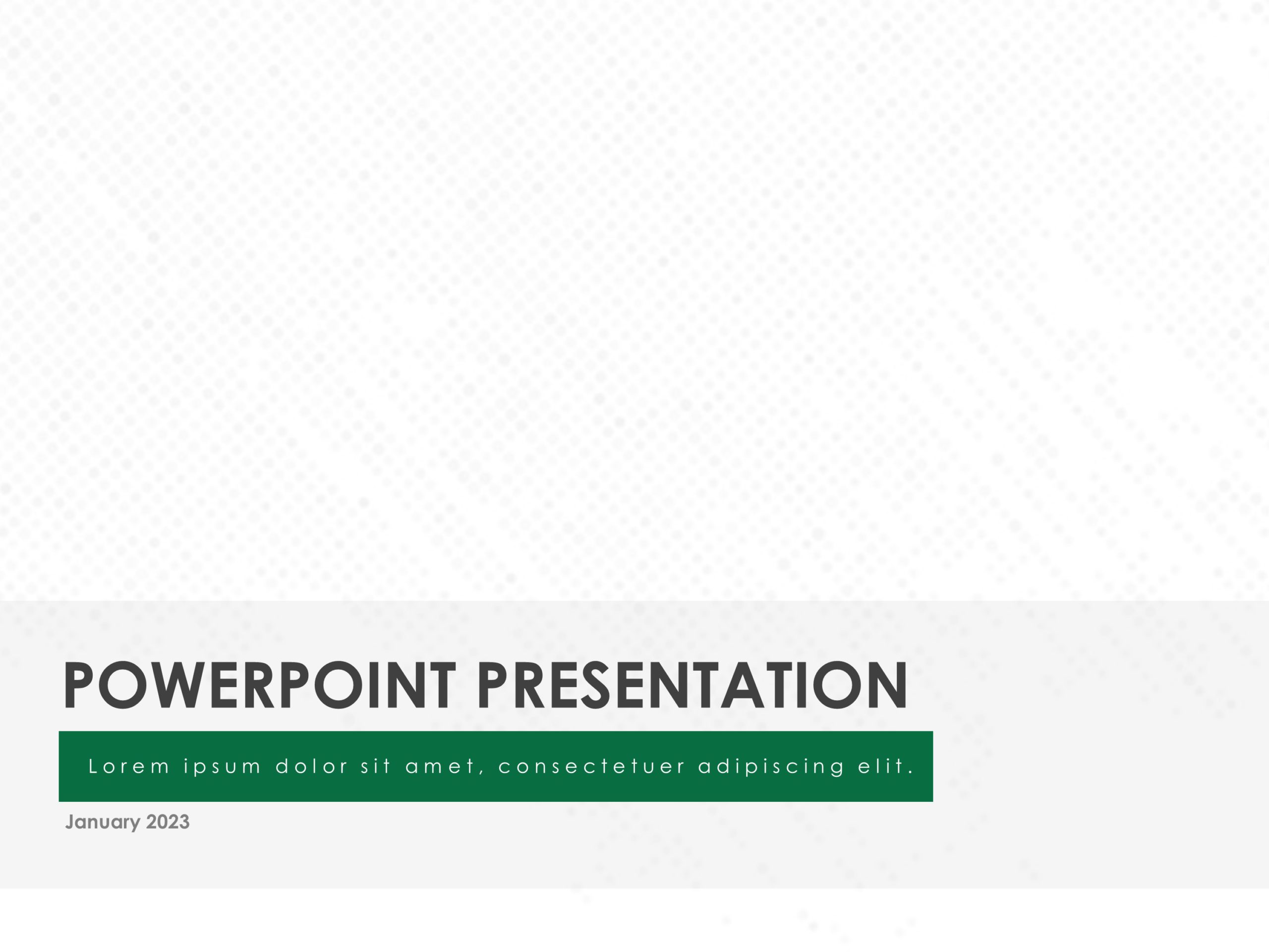 Pattern Title Slide PowerPoint Template