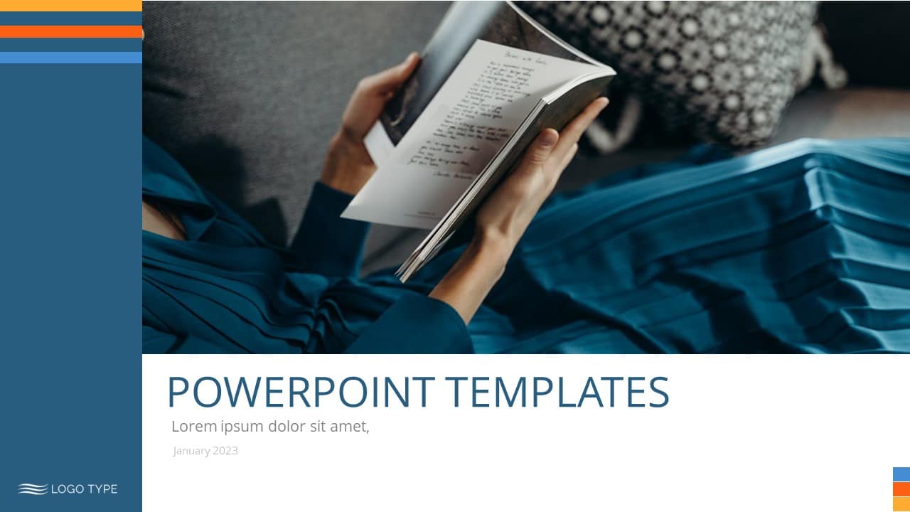 Side Bar Title Slide For PowerPoint & Google Slides