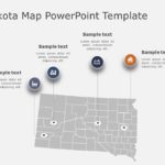 South Dakota Map 2 PowerPoint Template & Google Slides Theme