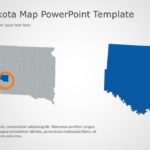South Dakota Map 3 PowerPoint Template & Google Slides Theme