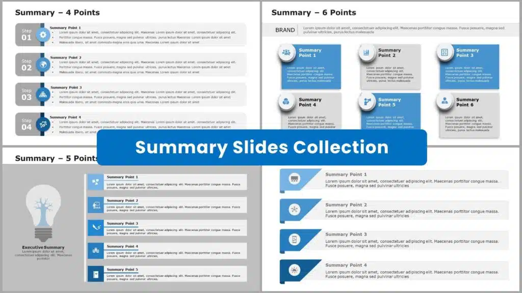 Summary Slides Collection