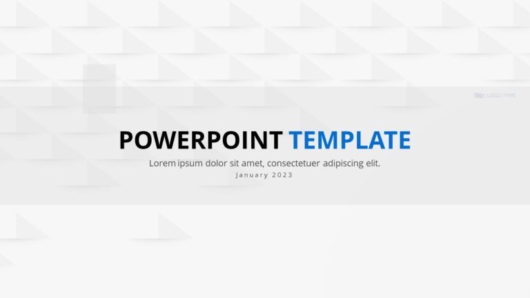 Triangle Title Slide PowerPoint Template & Google Slides Theme