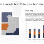Utah Map 1 PowerPoint Template